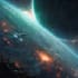 create high quality space art and futuristic space scenes