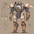make uniqe sci fi , mecha, fantasy character design