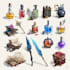 paint magical fantasy, dnd, sci fi, objects and prop design