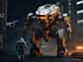 design 2d sci fi mech, robot and creature concept models