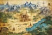 draw fantasy map illustration
