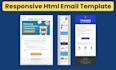 design responsive html email template, newsletter, mailchimp, sendgrid templates
