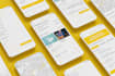 design a map navigation app and geolocation dashboard UI UX