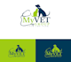 do modern execlusive pet, dog, vetenery logo