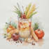 paint watercolor sketch illustration food illusration,