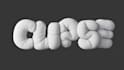 create inflated 3d text animations