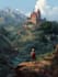 do fantasy background and landscape