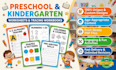 design preschool worksheets, kindergarten activities and tracing workbooks
