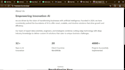 create landing page of website