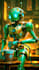 made a highquality creature artwork in the mecha robot style
