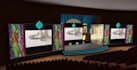 design cinema hall, furniture set up, conference room,3d movie theatre interior