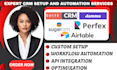 setup, customize and automate suite crm, perfex crm, sugar crm and kommo crm