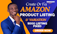 create amazon product listing SEO product description amazon fba listings