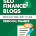 write SEO finance blog posts and budgeting articles