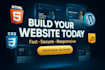 create a professional wordpress website with SEO, responsive and bilingual