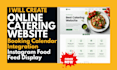 develop catering website food catering website cafe bakery website