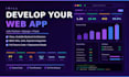 develop software website application with python flask or django