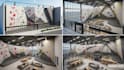 create 3d photorealistic interior gym house, climbing gym, hot yoga room render