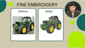 do 3d puff embroidery digitizing in few hours
