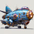 draw custom spaceship sci fi steampunk nft