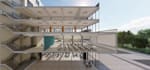 remodel educational building ,classroom design,3d school, lecture hall rendering