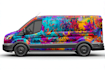 make car wrap design, vehicle wrap design, van wrap design