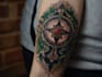 create a old school tattoo design