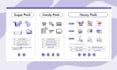design modern custom icon set