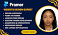 fix framer website redesign framer website framer revamp framer expert
