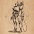 do star wars sci fi character, alien, robot, mecha art