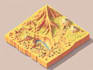 draw a unique vector or isometric map