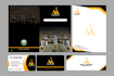 do modern business card, letterhead and full stationery design