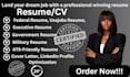 write federal, military, executive, usajobs, ats optimized resume
