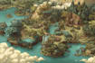 fantasyretro and vintage maps for board games
