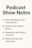 turn your podcast episodes into powerful show notes