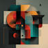 create abstract geometric digital art