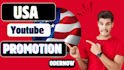 do USA youtube live views with organic promotion