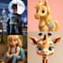 create pixar style 3d cute characters as you imagned