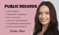 manually collect public records credit repair data and verified property owner