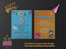 design birthday invitation, wedding and party cards