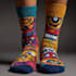 create beautiful socks design