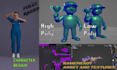 do 3d modeling, texture, vfx, animation,environment in games