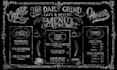 do chalkboard menu design for you only 1 hours