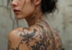 illustration in traditional tattoo