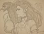 sketch fantasy character concept art