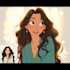 do cute disney cartoon portrait