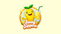 design mango drink lemonade juice logo with express delivery