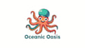make octopus mascot logo for you with new concept