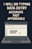 do accurate manual data entry