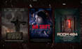 create cinematic poster design in horror or action movie style